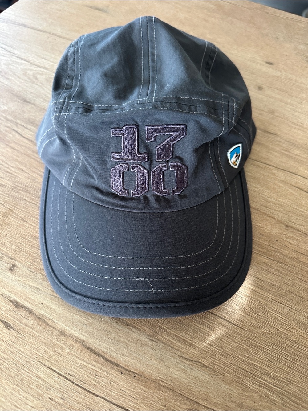 Kuhl Men's Dark Gray Cap with Embroidered 1700 Patch